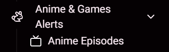 Anime Episodes Sidebar