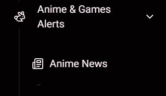 Anime News Sidebar