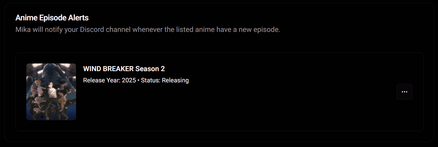Anime List